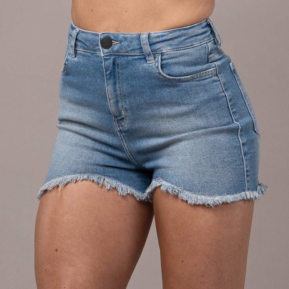 FITJEANS Shorts - Azure Blue Size Small